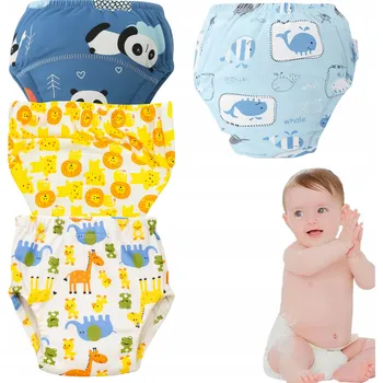 Plenkové kalhoty TRÉNINKOVÉ KALHOTKY PLENKY PRO DĚTI 14-17 KG 4 KS PRO VÝUKU ČURÁNÍ