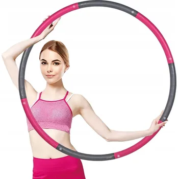 ZEŠTÍHLUJÍCÍ HULA HOOP 90 cm masážní skládací vlny hoop měkká pěna lehké fit