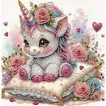 Diamantový obrázek na plátně Květinový…