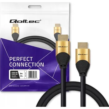 Video kabel Kabel HDMI - HDMI Qoltec 50356 , 3 m