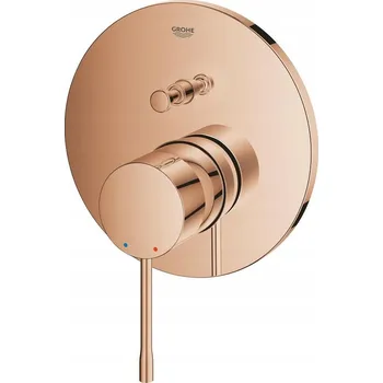 Vodovodní baterie Jednopáková nástěnná vanová a sprchová baterie Grohe Essence zlatá