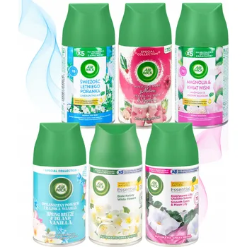 Osvěžovač vzduchu Sada 6 Náplní Air Wick Freshmatic 250ml - Náhradní Náplně do Osvěžovače Vzduchu - Mix Vůní