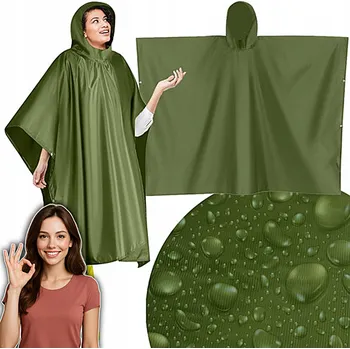 Pláštěnka Pončo Trizand vel. univerzálně zelené