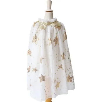 Party dekorace Le petit Souk gold sequin star cape