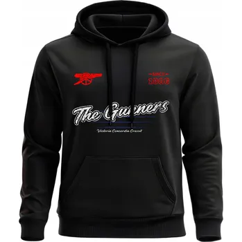 Pánská mikina Pánská mikina B&C ARSENAL MIKINA S KAPUCÍ velikost L