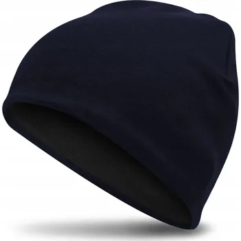 Čepice Zimní Čepice s fleecovou podšívkou, dvouvrstvá čepice, podzimní Bavlna krátká čepice