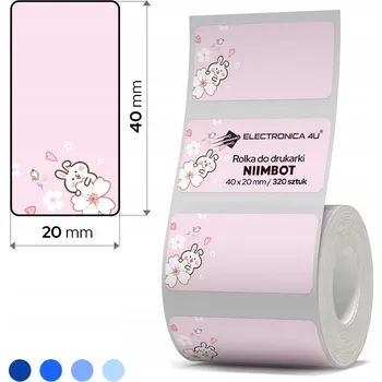 Speciální papír Samolepicí etikety samolepky termální pro Niimbot B1 B21 B3S 40x20
