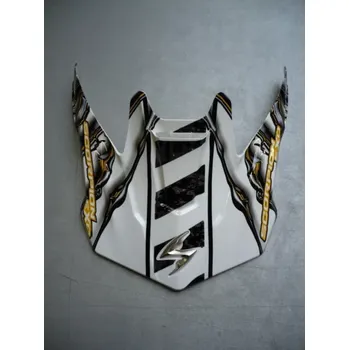 Helma na motorku SCORPION VX-15 AIR OIL kšilt černo/bílý