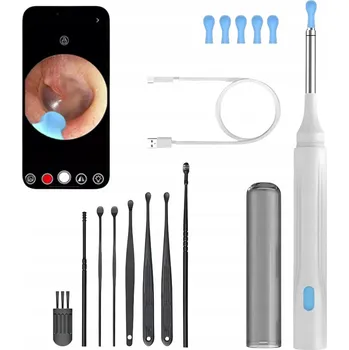 Zabezpečení domácnosti OTOSKOP PRO ČIŠTĚNÍ UŠÍ OD UŠNÍHO MAZU, INTELIGENTNÍ KAMERA, SMART ENDOSKOP