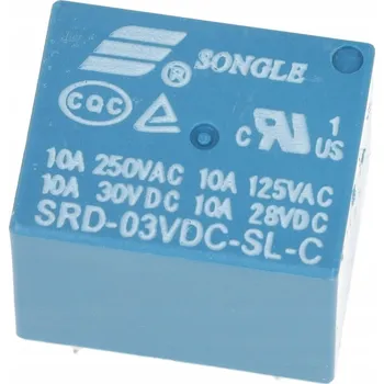Relé Mechanické relé CN SRD-03VDC-SL-C