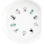 Plastová miska MOOMIN ABC 15 cm, tyrkysová, RIG-TIG