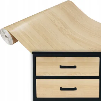 Tapeta Fólie Samolepicí Dýha napodobující dřevo na nábytek Pracovní deska JAVOR 45x50 DIY