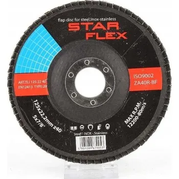 Brusný kotouč Lamelový brusný kotouč 125x22x40 pro úhlová bruska, flex disk INOX