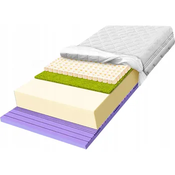 Matrace Matrace 90x120 z pěny H2 H3 , latexová, 7 zón, hypoalergenní, 15 cm