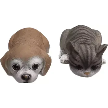 Zahradní dekorace Prodex pes a kočka ležící 23 x 12 zahradní dekorace polystone