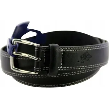 Opasek Pásek pánský Pásek ke kalhotám Kůže U.S. POLO ASSN. vel. 42 ABPE7003 Černý $32