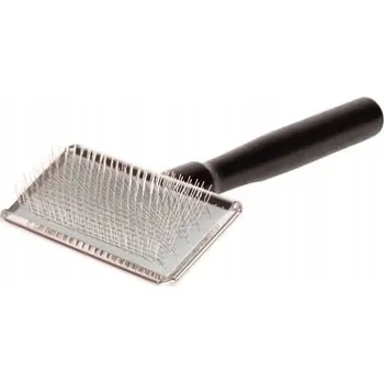 Péče o srst a drápky Profesionální kartáč pudl Show Coat Slicker s dlouhou dřevěnou rukojetí