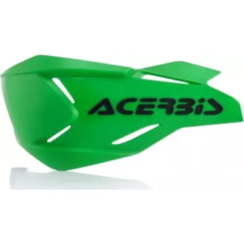Chránič ruky pro motocykl ACERBIS náhradní plast k chráničům páček X-FACTORY bez montážního kitu zelená