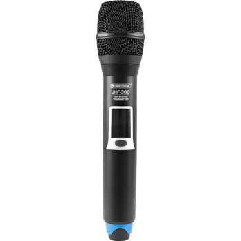 Mikrofon Omnitronic UHF-300 ruční bezdrátový mikrofon 823-832/863-865 MHz
