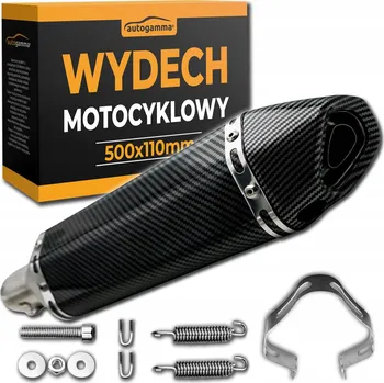 Výfuk pro motocykl Tlumič Motocyklový sportovní basový výfuk DB Killer Carbon Univerzální 50 cm