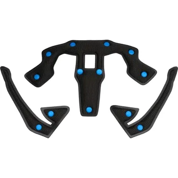 Cyklistická přilba tlustá vnitřní vložka do helmy 100% TRAJECTA Thick Liner Kit Black - S