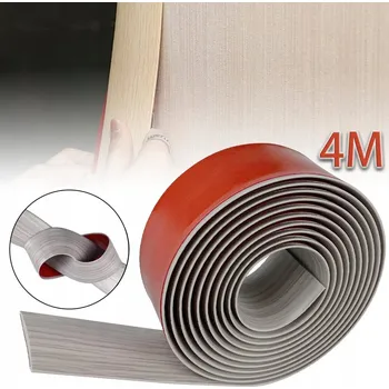 soklová lišta Lišta, spojka PVC 50 x 3, délka 400 cm, šedá