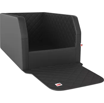 autosedačka pro psa Mypado Autosedačka pro psy na zadní sedadlo Travelmat diamant černá Velikost: XL