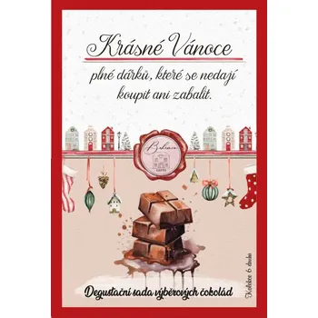 Čokoláda Vánoční degustační sada čokolád 6x25 g