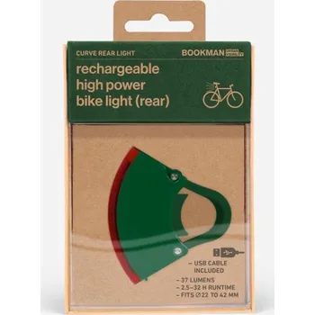 Cyklosvítilna Zadní světlo BOOKMAN Curve barva Green