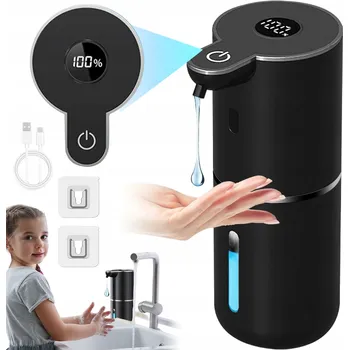 Obraz Bezkontaktní dávkovač mýdla stojící Bedee 380 ml černý