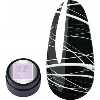 Lak na nehty TUFI profi PREMIUM Spider Gel Pajęczyna 004 bílý 5 g (0104334)