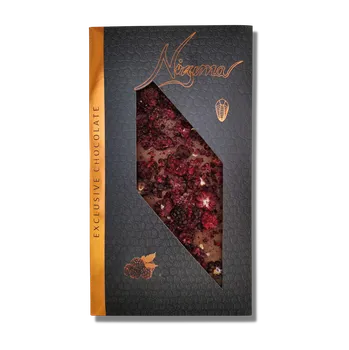 Čokoláda Nizuma -Mléčná čokoláda 33,6% s ostružinami 125g