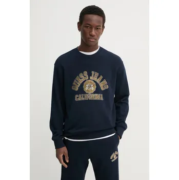 Dámská mikina Bavlněná mikina Guess Jeans M5RQ40.KCPR1 námořnická modř 59A, vel. XL