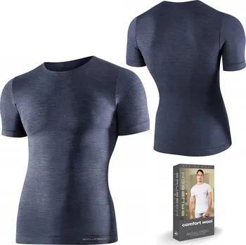 Brubeck funkční tričko SS11030 kulatý krátký rukáv modré velikost L