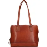 Dámská kožená kabelka na notebook The Chesterfield Brand Viamonta - koňak