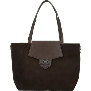 Kabelka Trendy dámská koženková kabelka na rameno Coveri Hilari, coffee