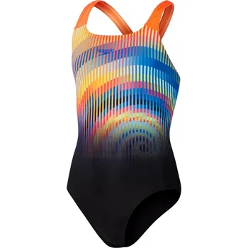 Dámské plavky Dívčí jednodílné plavky na bazén Speedo Digital 152 cm