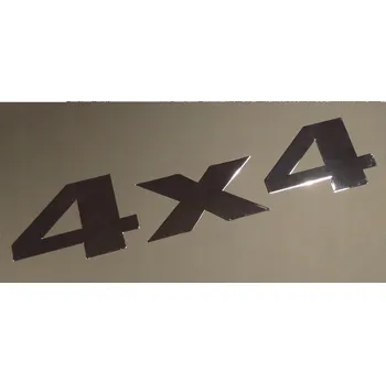 Samolepicí dekorace na vozidlo 170 Nálepka 4x4 Metal Edition 100 x 22 mm