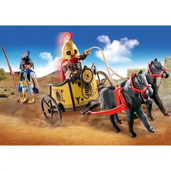 Stavebnice Playmobil Achilles na voze s Patroklem