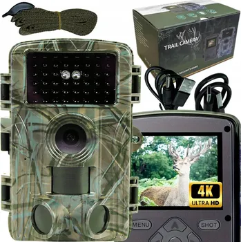 Bezpečnostní kamera Fotopast Benetech SN5020 4K UHD IP66 Wi-Fi Bluetooth 3 senzory pohybu