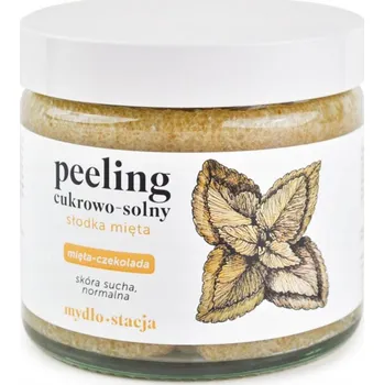 Tělový peeling Cukrovo-solný peeling Słoda máta - čokoláda 250 g