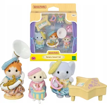 Figurka Sylvanian Families KONCERT VE ŠKOLCE Sada figurek s hudebními nástroji