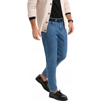 Pánské džíny Ombre OM-PADP-0225 Pánské džíny střihu slim fit, velikost L