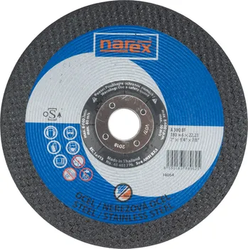 Brusný kotouč 180×6×22.2 A 30 BF - Brusný kotouč na ocel vypouklý