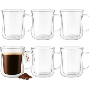 Sklenice Premium Sklenice na kávu 400 ml 6 ks