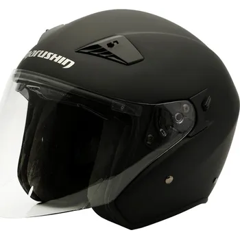 Helma na motorku Otevřená motocyklová přilba Marushin M-610 matná černá Velikost: XS