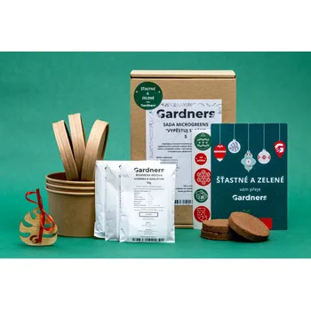 Kosmetická sada Vánoční dárková sada - Microgreens Gardners "Vypěstuj si sám", S