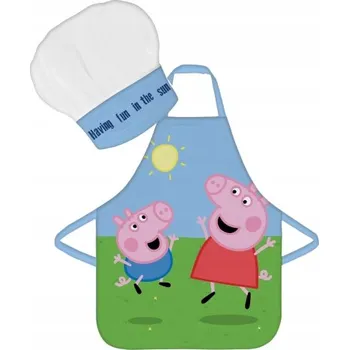 Kuchyňská zástěra Dětská zástěra prasátko Pepa BrandMac x 47 cm