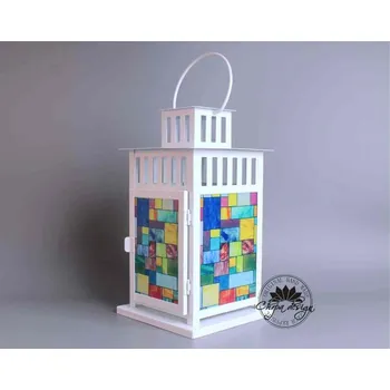 Lucerna Lucerna velká - Mozaika Barva Lucerny: Bílá