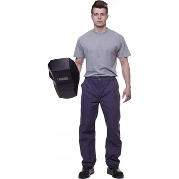 montérky Pracovní kalhoty do pasu nehořlavé šedé, L